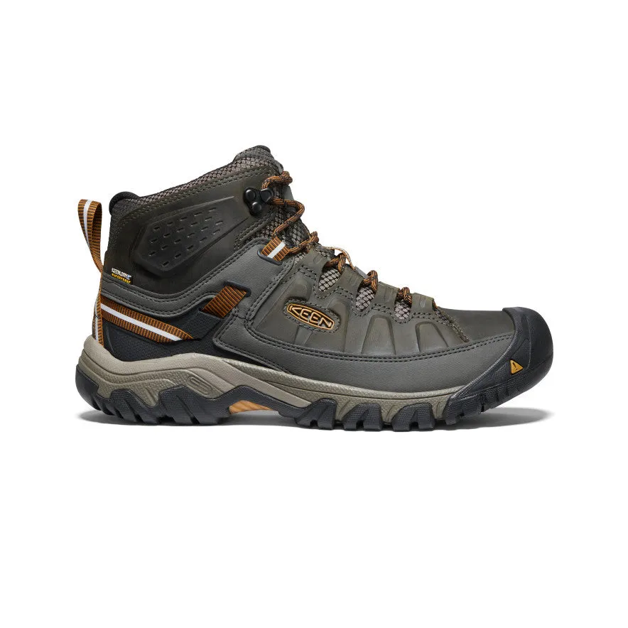 Keen Men's Targhee III Waterproof Mid Wide  |  Black Olive/Golden Brown