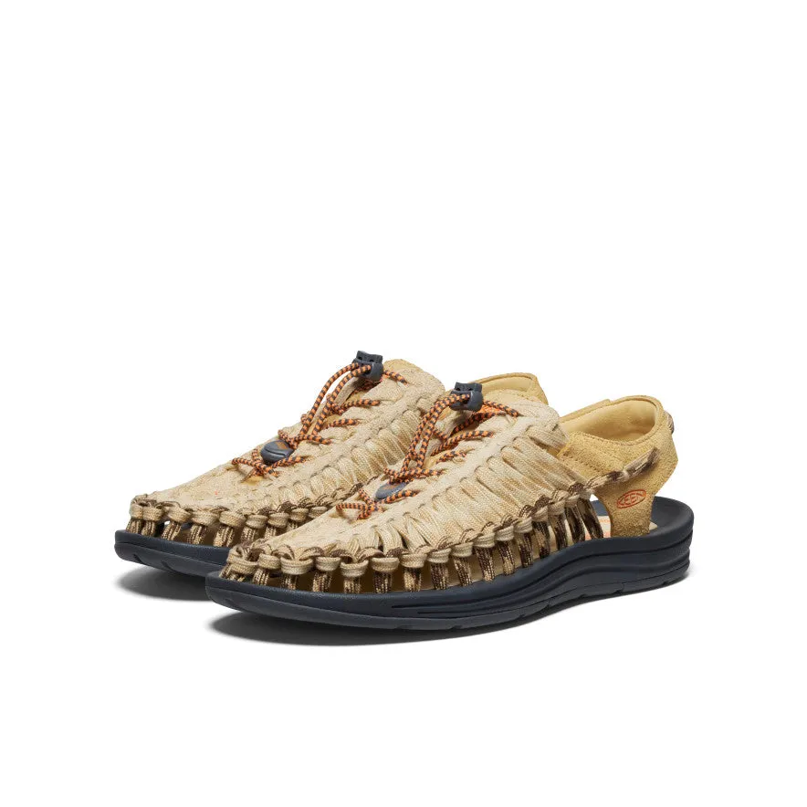Keen Men's UNEEK Flat Cord Sneaker x SNS  |  New Wheat/Reed Yellow