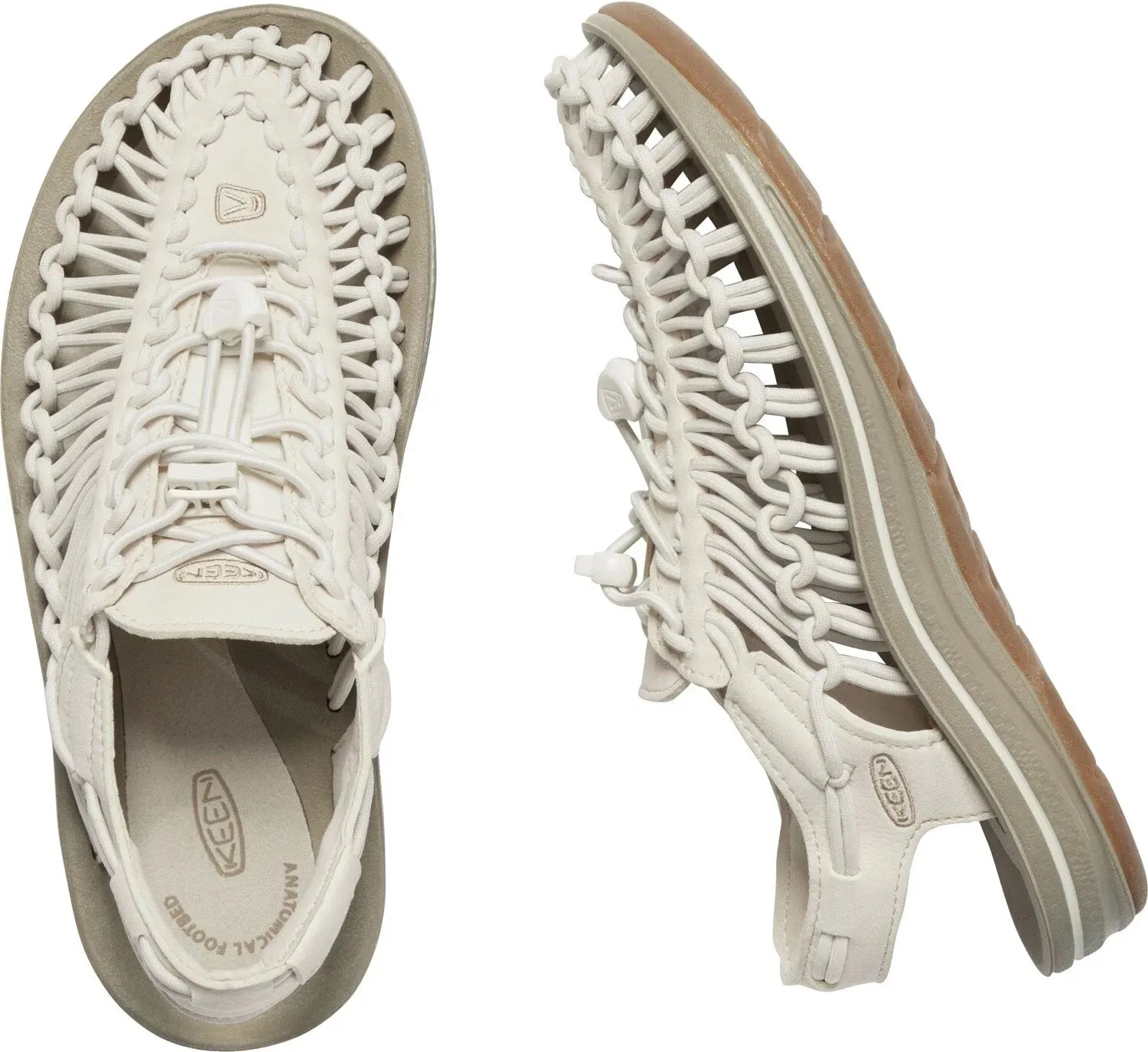 KEEN UNEEK White Cap / Cornstalk (Women)