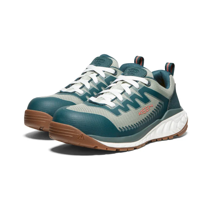 Keen Women's Arvada Work Sneaker (Carbon Toe)  |  Sea Moss/Desert Sage