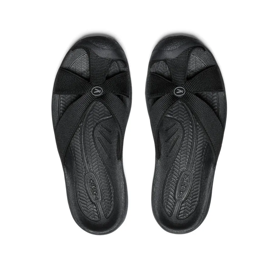 Keen Women's Bali Slide Sandal  |  Black/Steel Grey