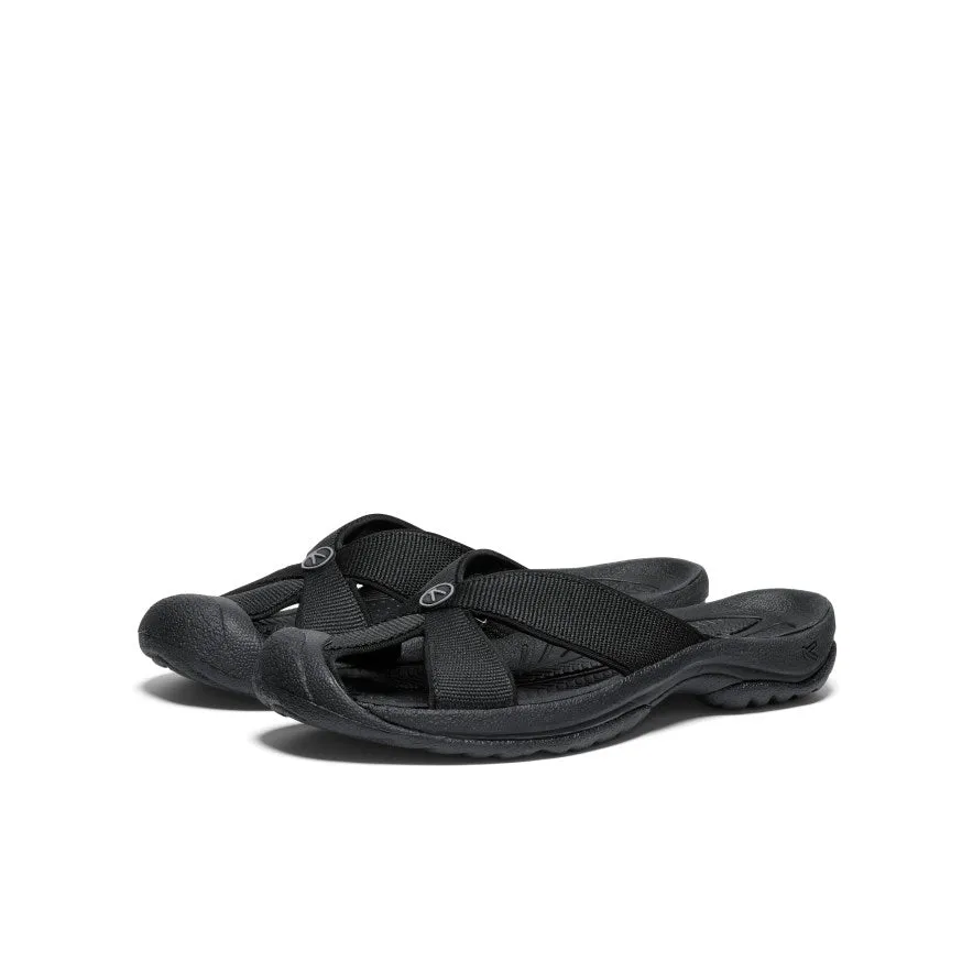 Keen Women's Bali Slide Sandal  |  Black/Steel Grey