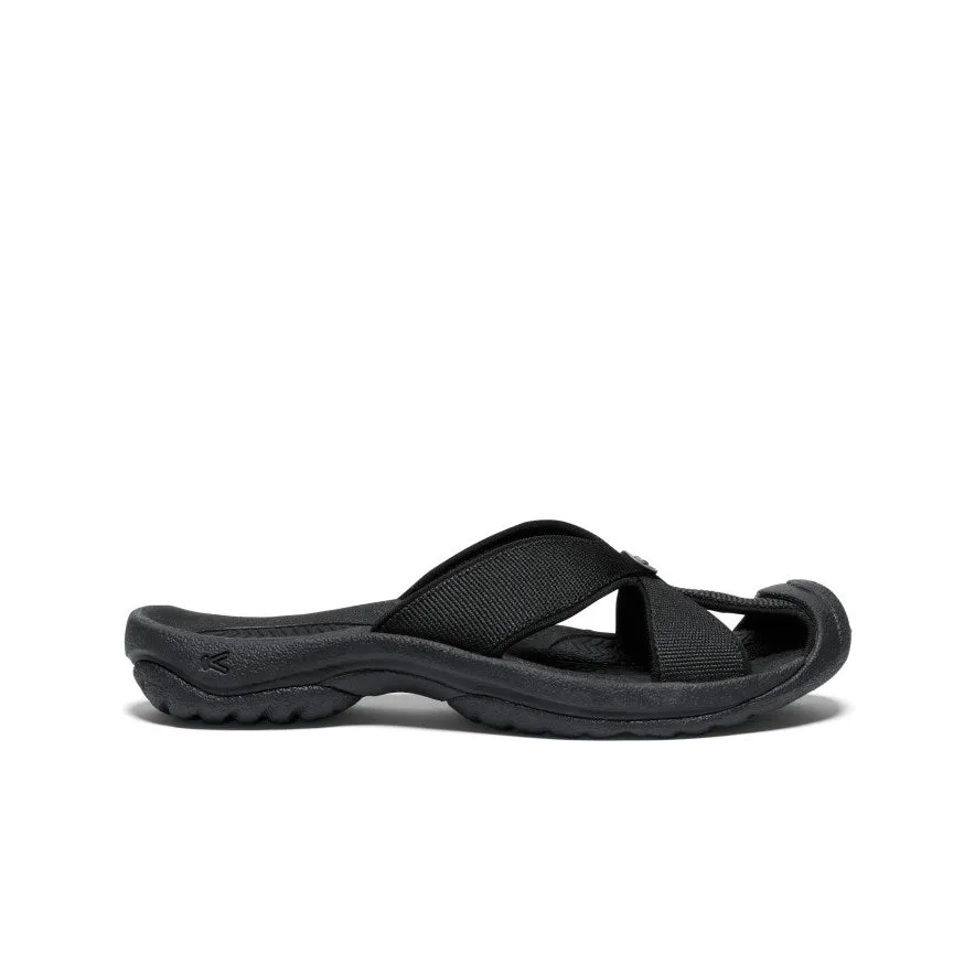 Keen Women's Bali Slide Sandal  |  Black/Steel Grey