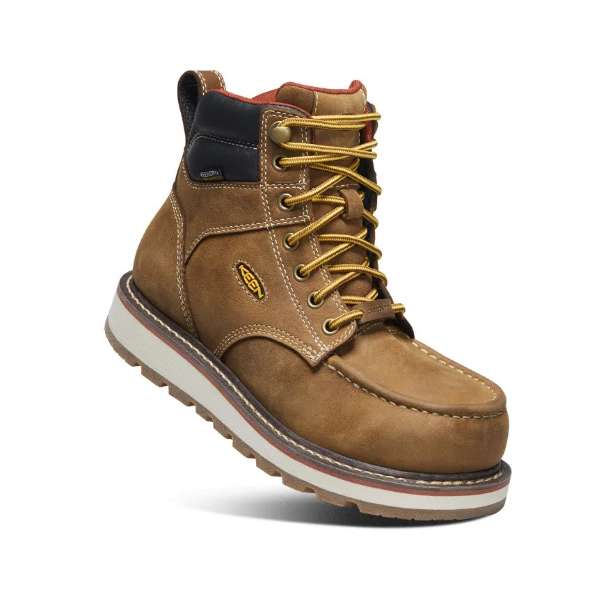 Keen Women's Cincinnati 6" Waterproof Boot (Carbon Toe)  |  Belgian/Sandshell