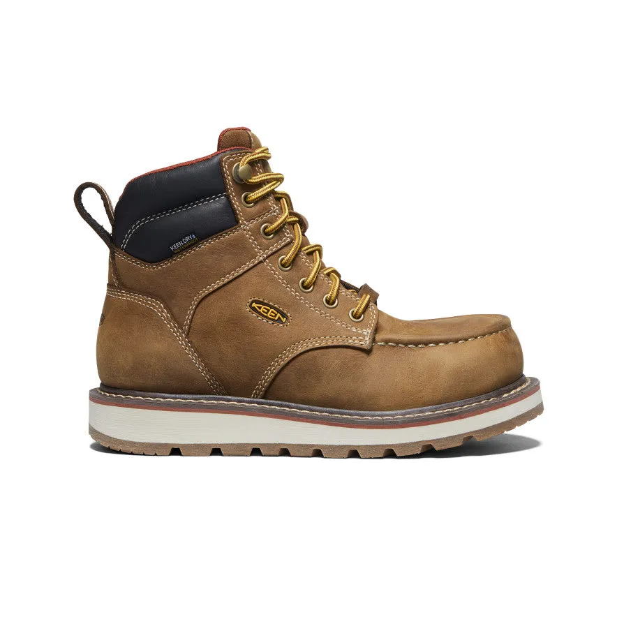 Keen Women's Cincinnati 6" Waterproof Boot (Carbon Toe)  |  Belgian/Sandshell