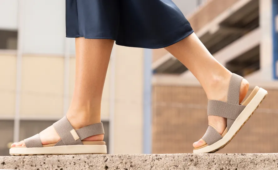 Keen Women's Elle Backstrap Sandal  |  Brindle/Birch