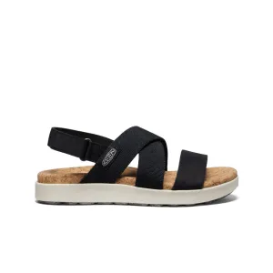 Keen Women's Elle Criss Cross Sandal  |  Black/Birch