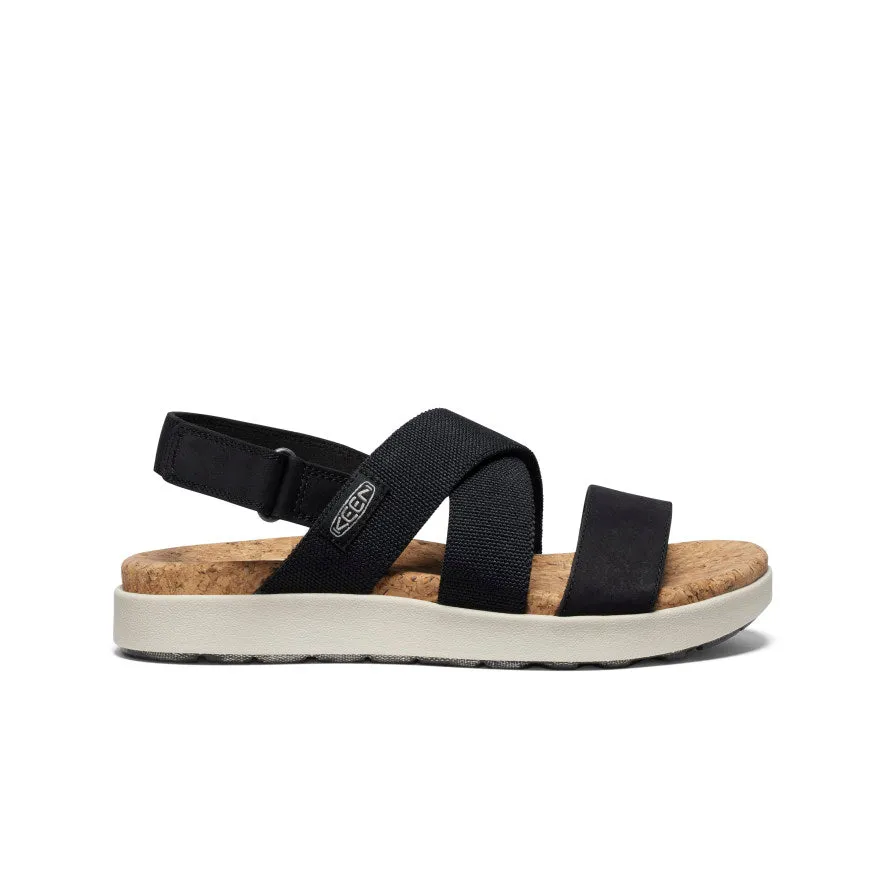 Keen Women's Elle Criss Cross Sandal  |  Black/Birch