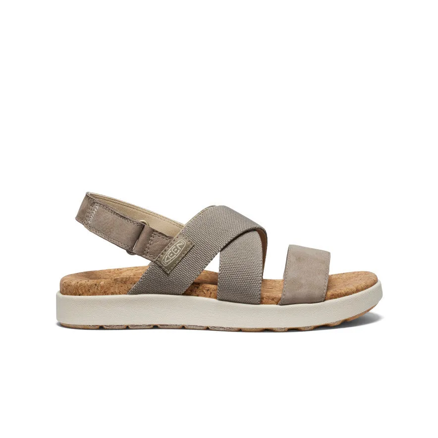 Keen Women's Elle Criss Cross Sandal  |  Brindle/Birch