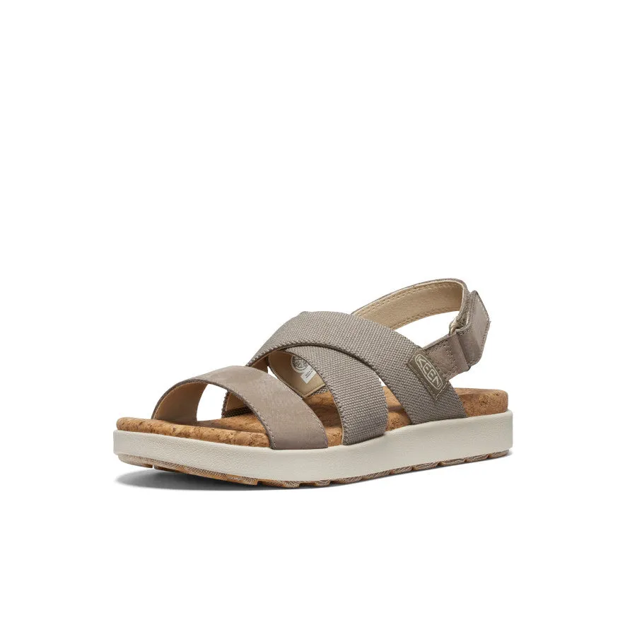 Keen Women's Elle Criss Cross Sandal  |  Brindle/Birch