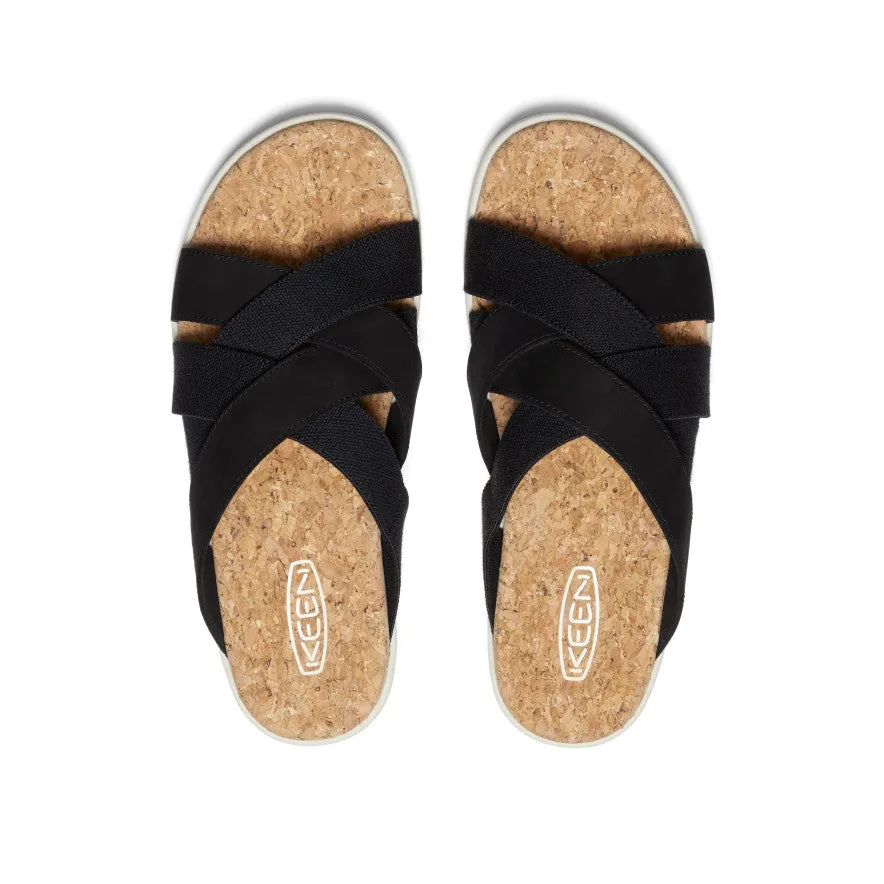 Keen Women's Elle Mixed Slide  |  Black/Birch
