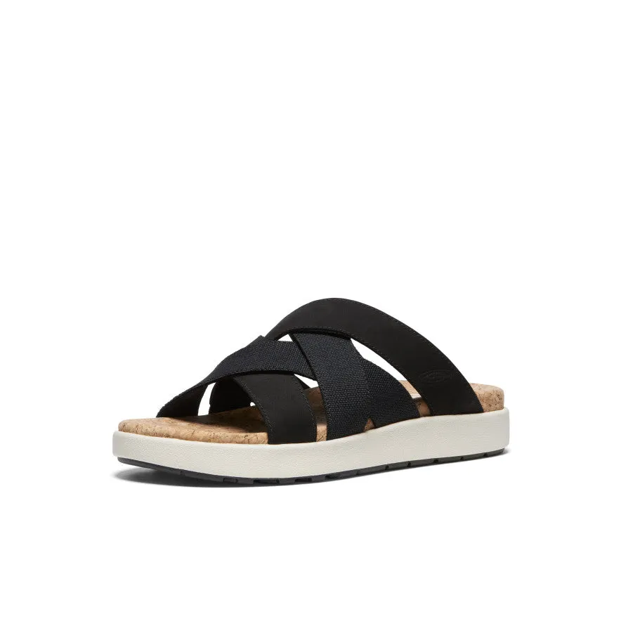 Keen Women's Elle Mixed Slide  |  Black/Birch
