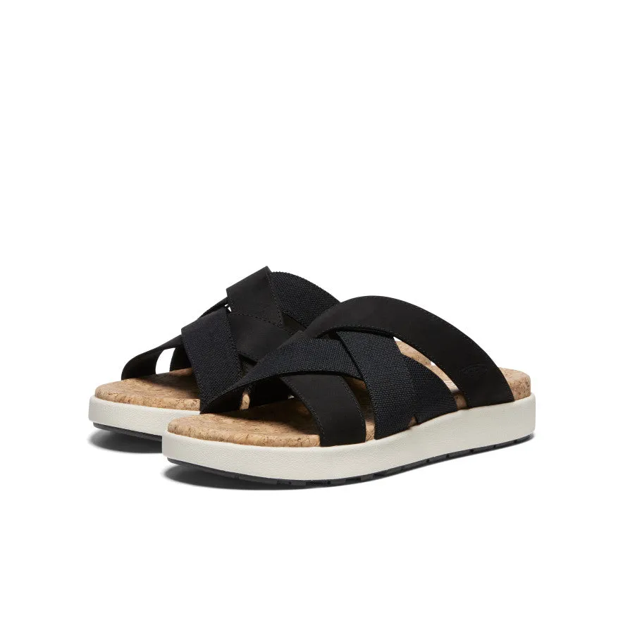 Keen Women's Elle Mixed Slide  |  Black/Birch