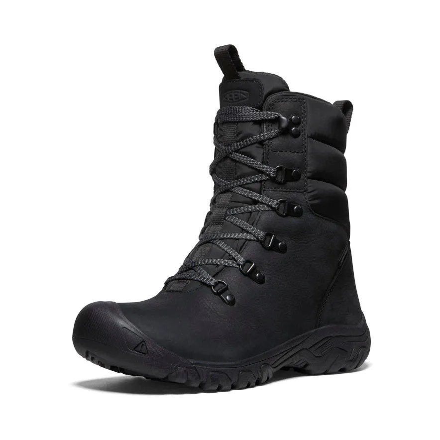 Keen Women's Greta Waterproof Boot  |  Black/Black