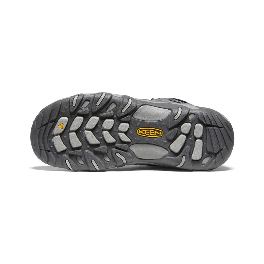 Keen Women's Headout Waterproof Hiking Boot  |  Steel Grey/Blue Heaven