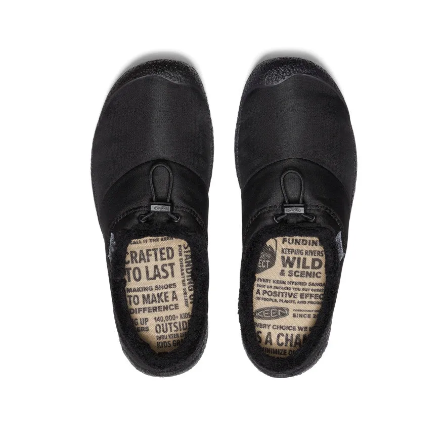 Keen Women's Howser III Slide  |  Black Smooth Nylon