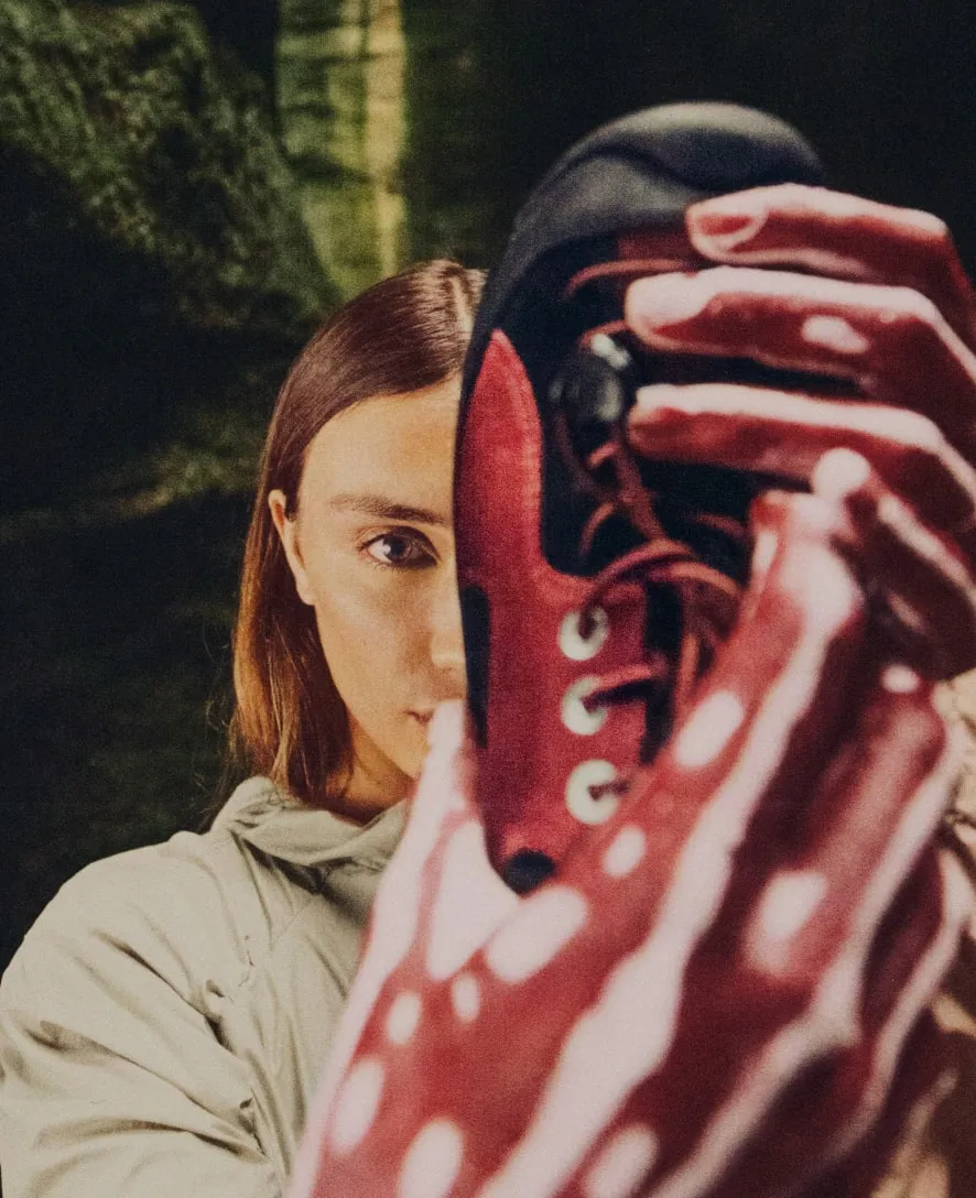 Keen Women's Jasper Rocks Sneaker x Hiking Patrol  |  Phantasmal Red