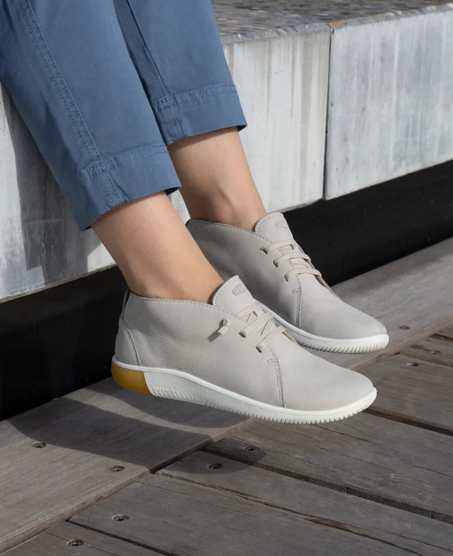 Keen Women's KNX Chukka  |  Silver Lining/Star White