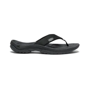 Keen Women's Kona Leather Flip-Flop  |  Black/Vapor