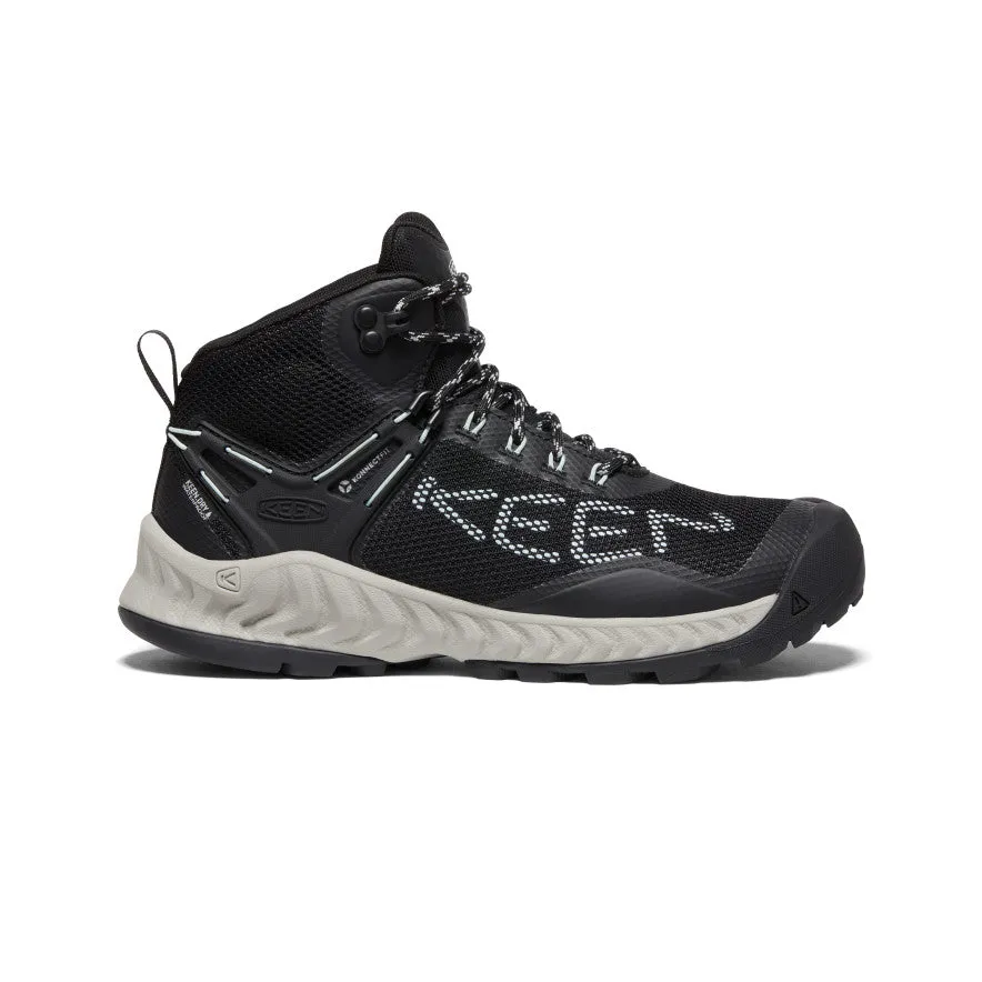 Keen Women's NXIS EVO Waterproof Boot  |  Black/Blue Glass