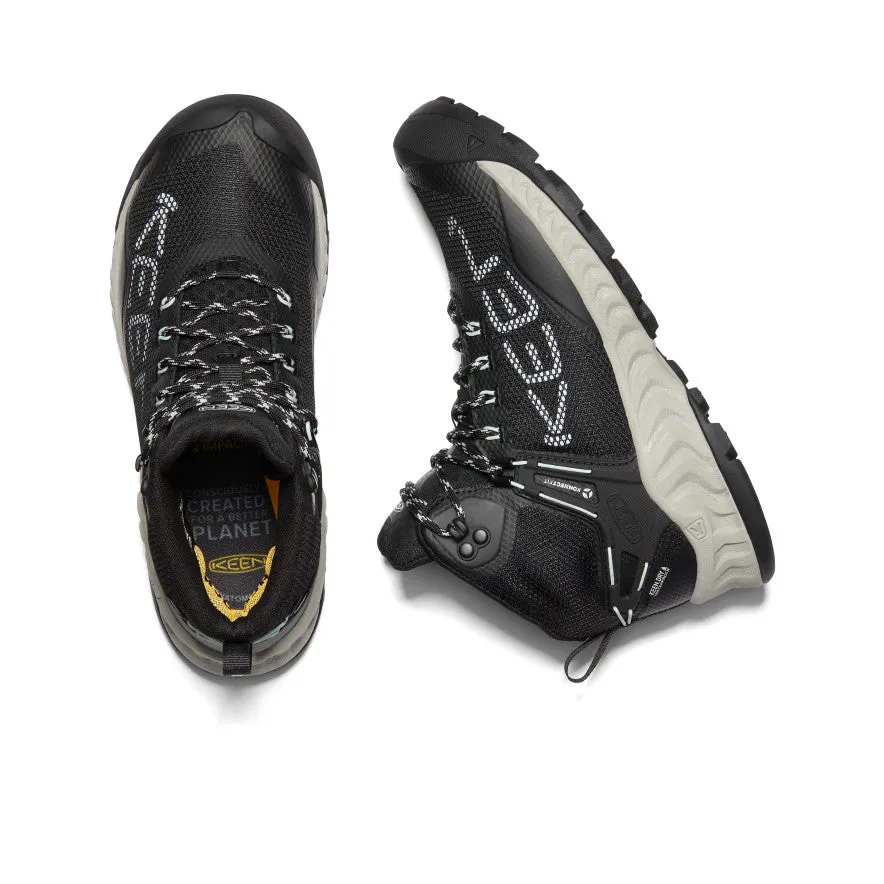 Keen Women's NXIS EVO Waterproof Boot  |  Black/Blue Glass