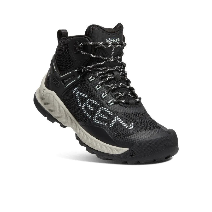Keen Women's NXIS EVO Waterproof Boot  |  Black/Blue Glass