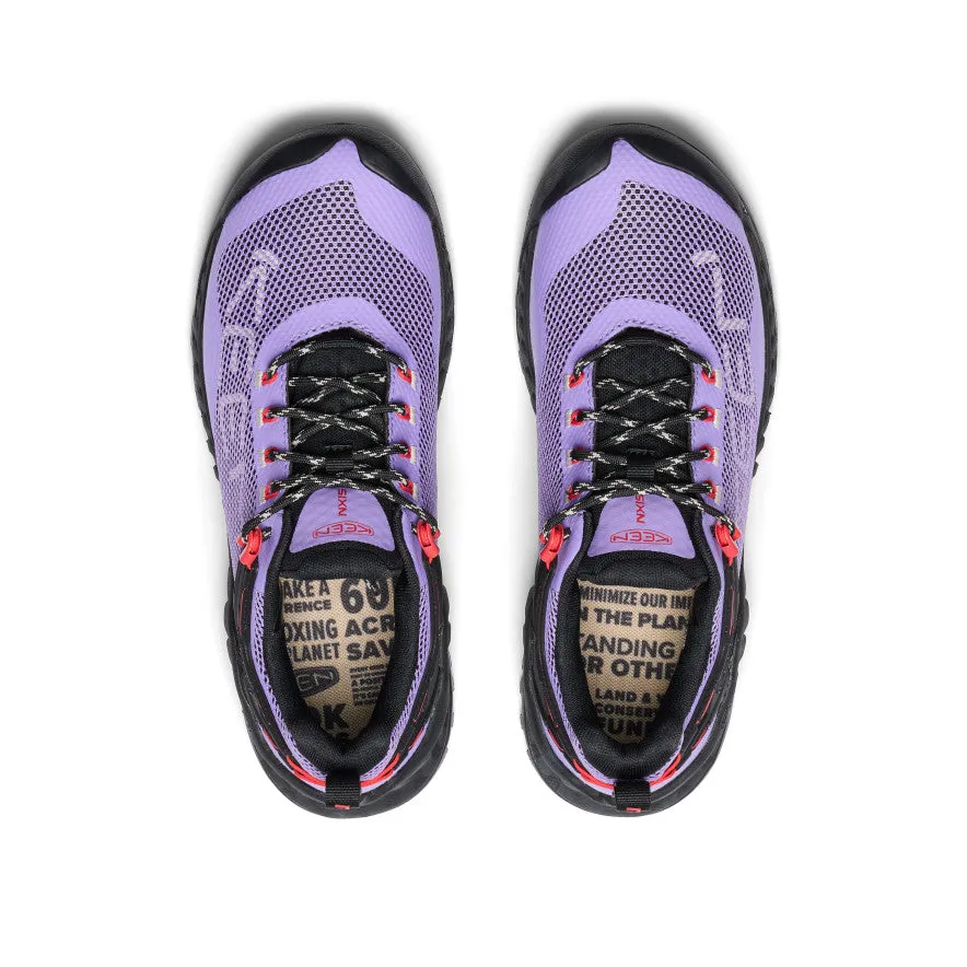 Keen Women's NXIS EVO Waterproof Shoe  |  Paisley Purple/Poppy Red