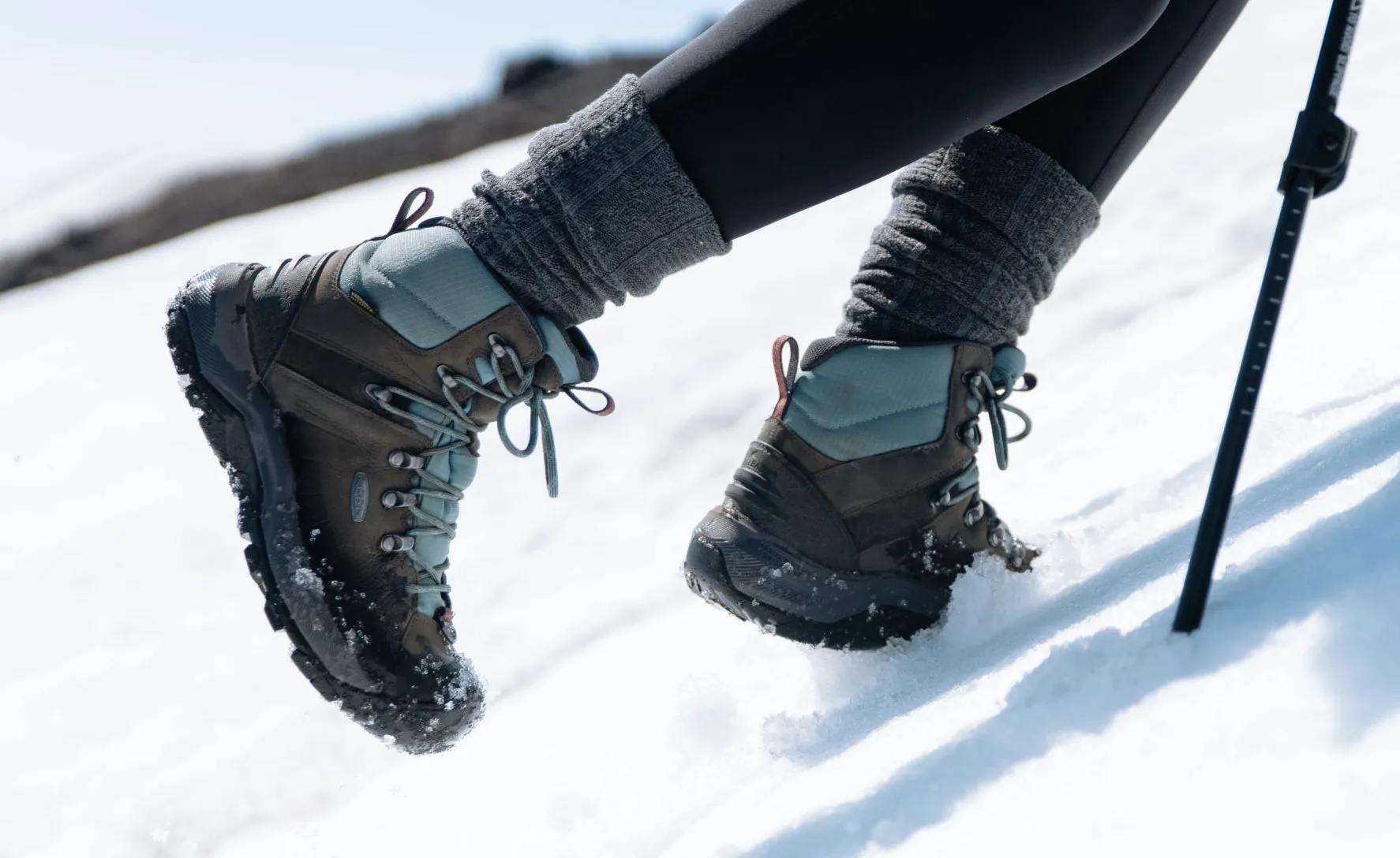 Keen Women's Revel IV Polar Waterproof Boot  |  Black/Harbor Gray