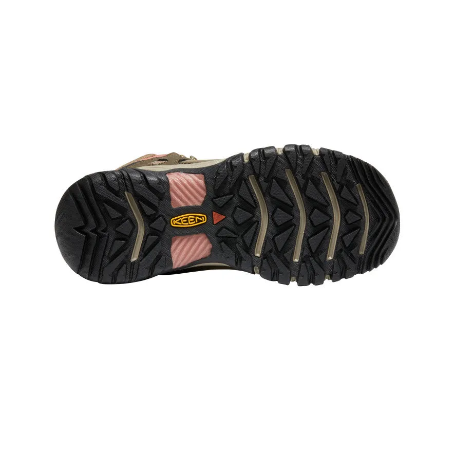 Keen Women's Ridge Flex Waterproof Boot  |  Timberwolf/Brick Dust