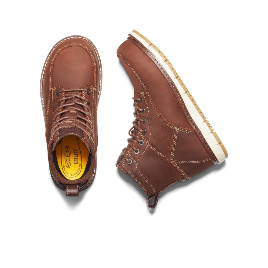 Keen Women's San Jose 6" Boot (Aluminum Toe)  |  Gingerbread/Gum