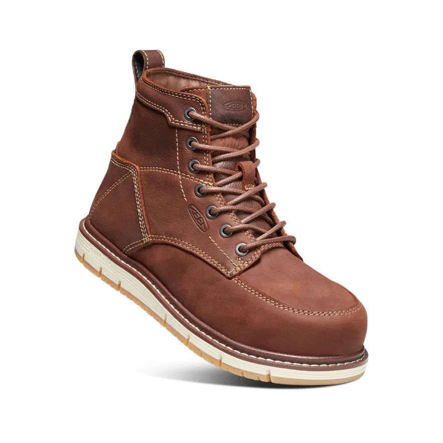 Keen Women's San Jose 6" Boot (Aluminum Toe)  |  Gingerbread/Gum