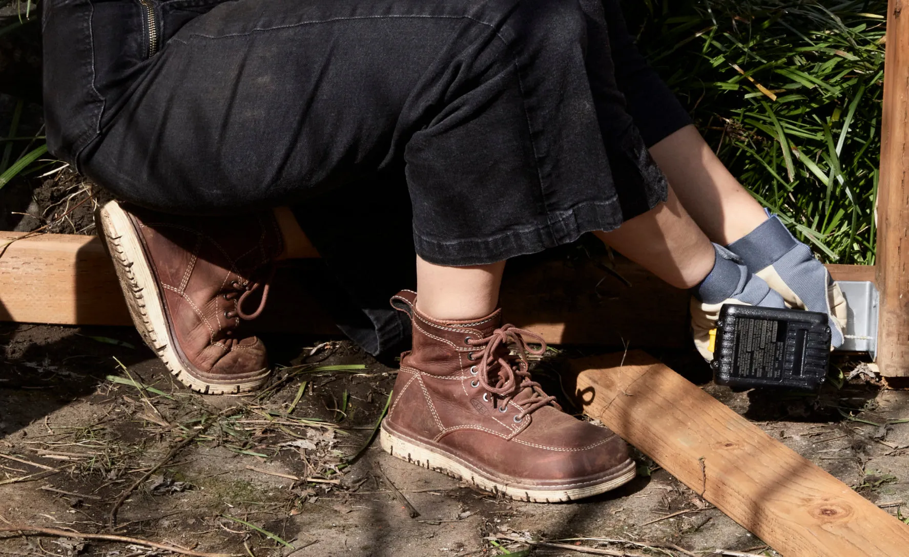 Keen Women's San Jose 6" Boot (Soft Toe)  |  Gingerbread/Off White