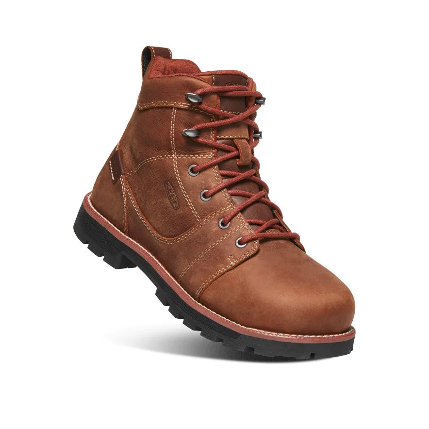 Keen Women's Seattle 6" Waterproof Boot (Aluminum Toe)  |  Gingerbread/Black