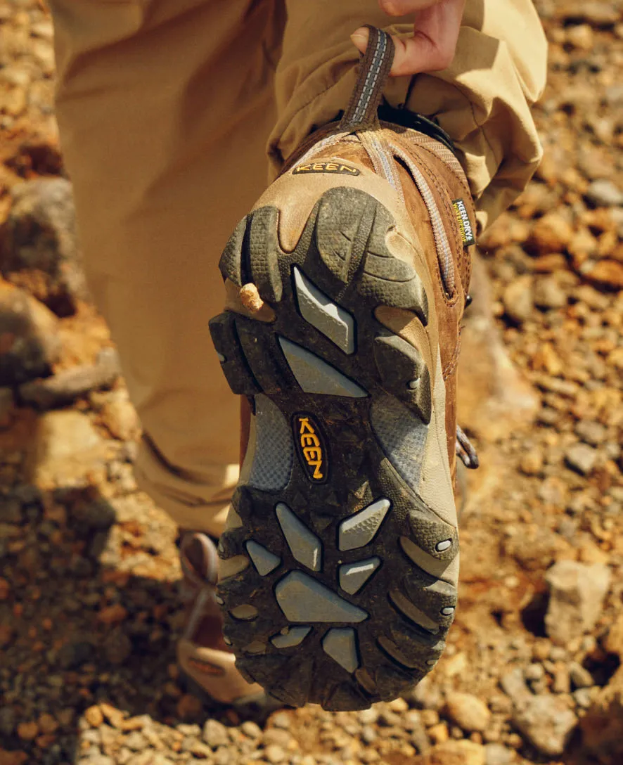 Keen Women's Targhee II Waterproof Mid  |  Slate Black/Flint Stone