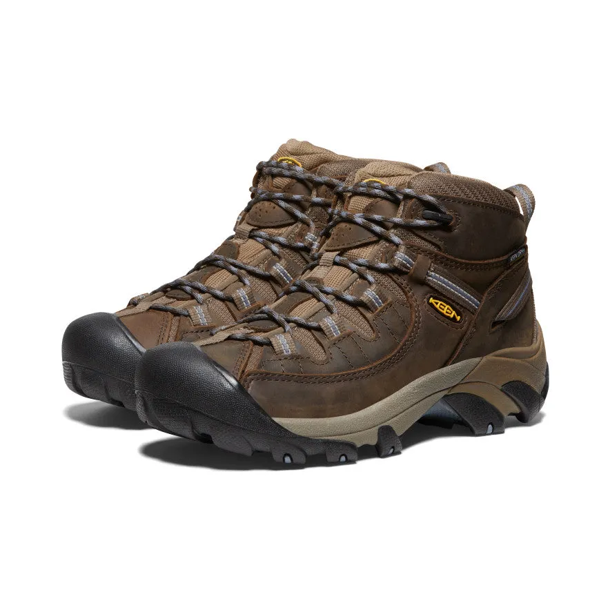 Keen Women's Targhee II Waterproof Mid  |  Slate Black/Flint Stone