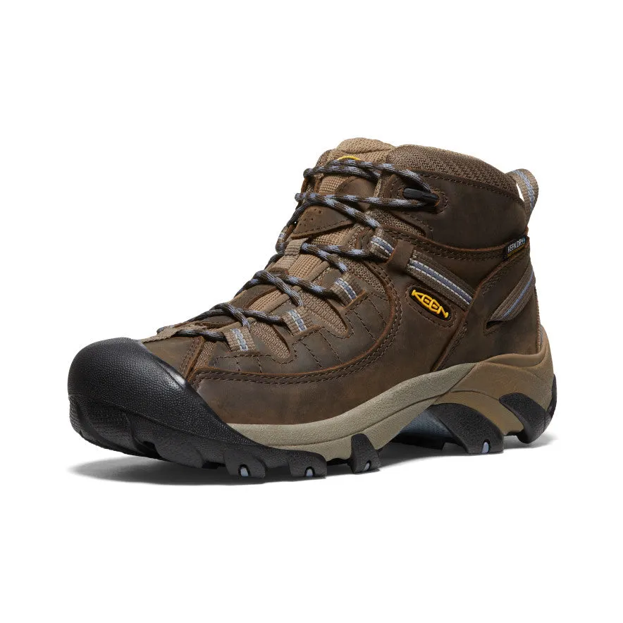 Keen Women's Targhee II Waterproof Mid  |  Slate Black/Flint Stone
