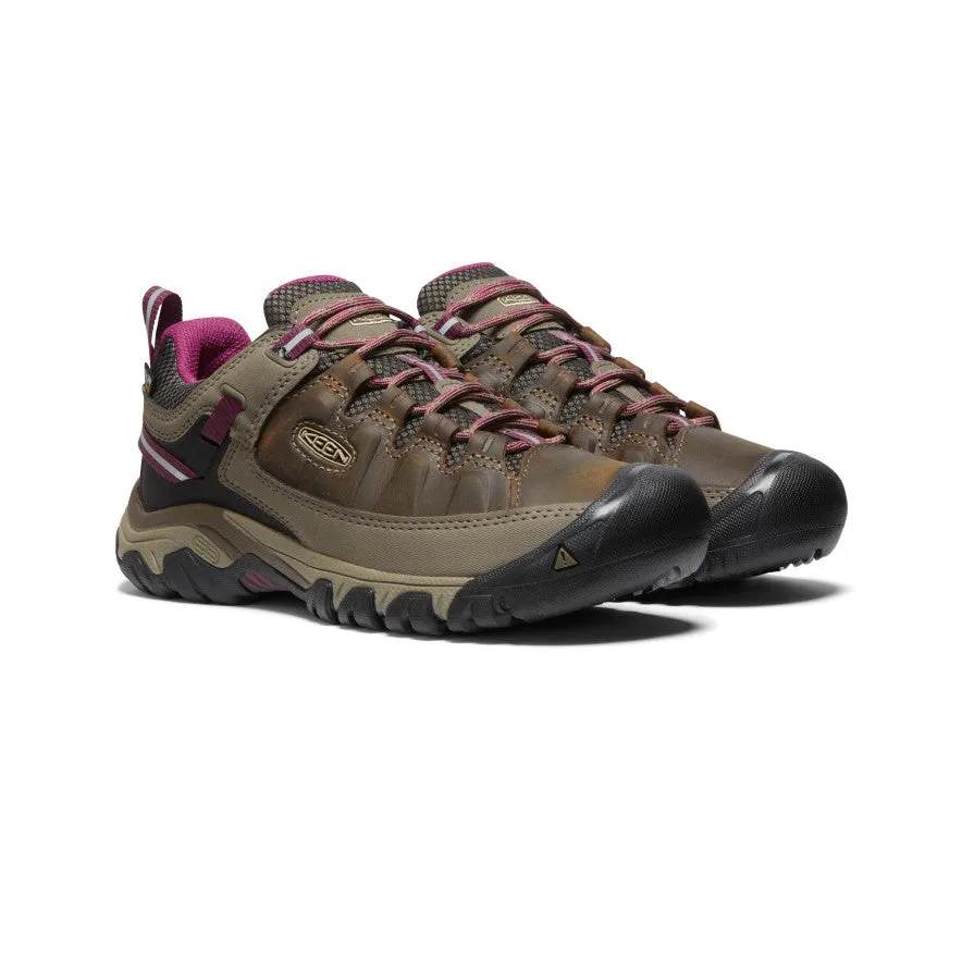 Keen Women's Targhee III Waterproof  |  Weiss/Boysenberry
