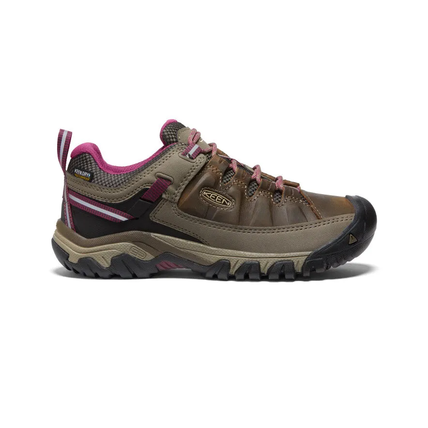 Keen Women's Targhee III Waterproof  |  Weiss/Boysenberry