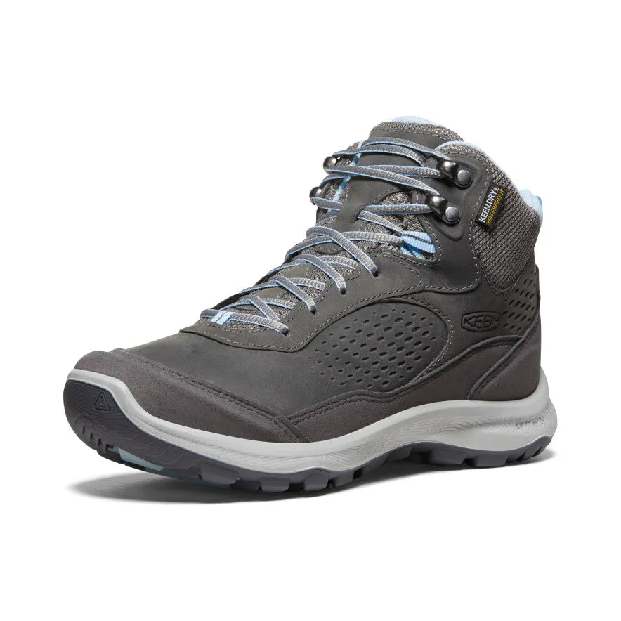 Keen Women's Terradora Explorer Waterproof Boot  |  Steel Grey/Clear Sky