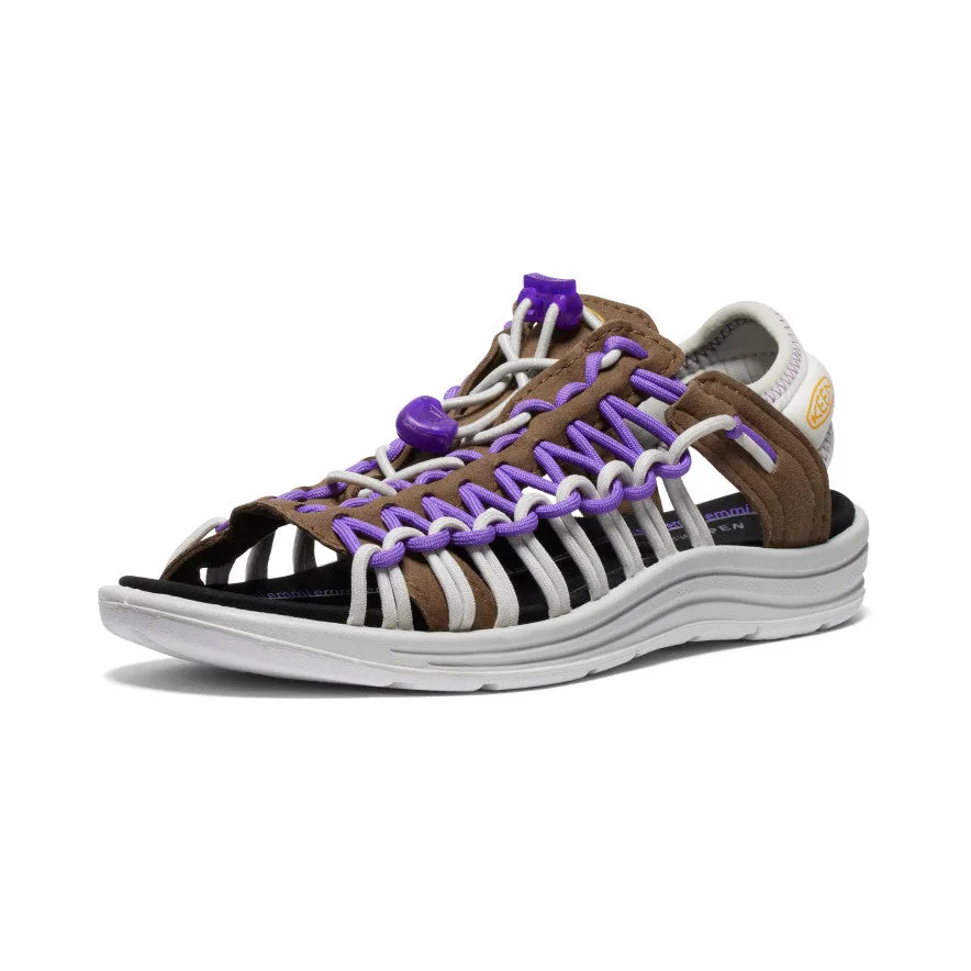 Keen Women's UNEEK II Open Toe x emmi  |  Dark Earth/Tillandsia Purple