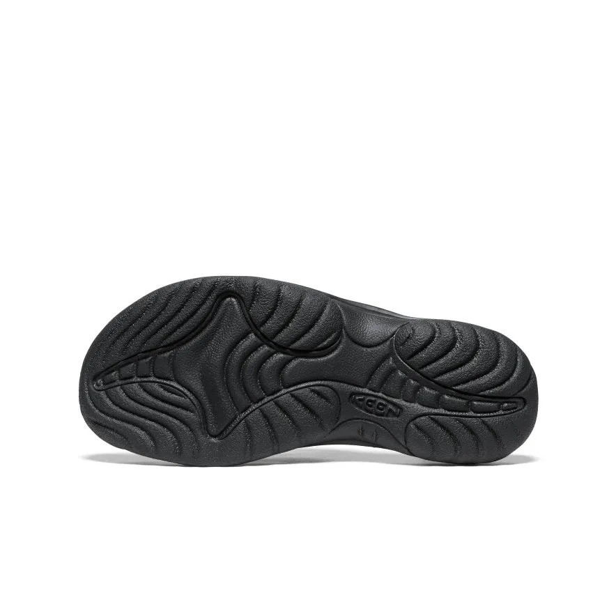 Keen Women's Waimea Leather Flip-Flop  |  Black/Black
