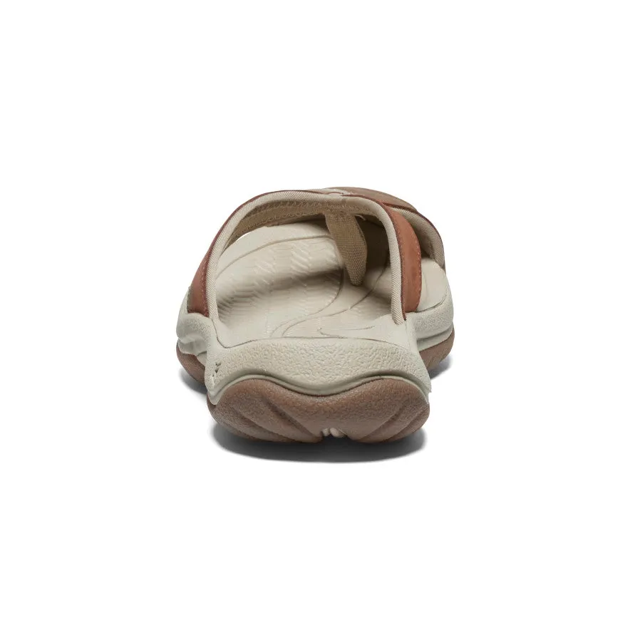 Keen Women's Waimea Leather Flip-Flop  |  Sorrel Horse/Plaza Taupe