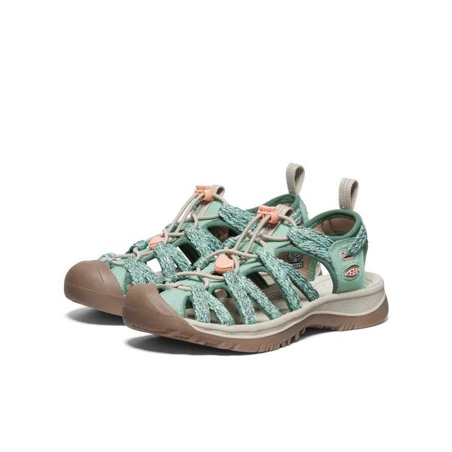 Keen Women's Whisper  |  Granite Green/Peach Parfait
