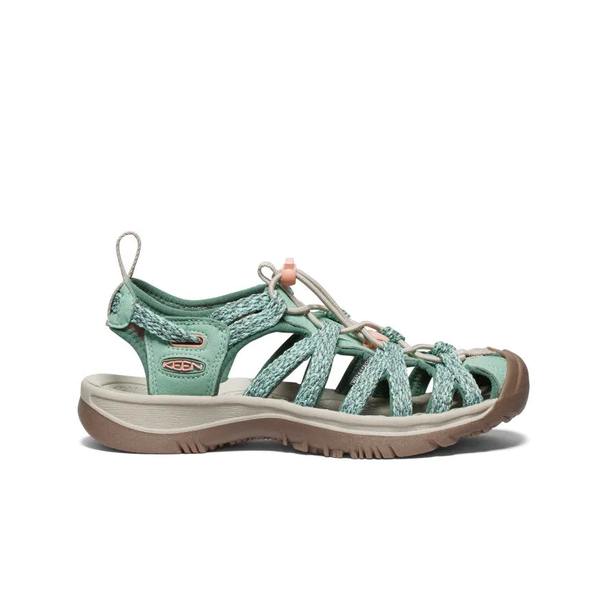 Keen Women's Whisper  |  Granite Green/Peach Parfait