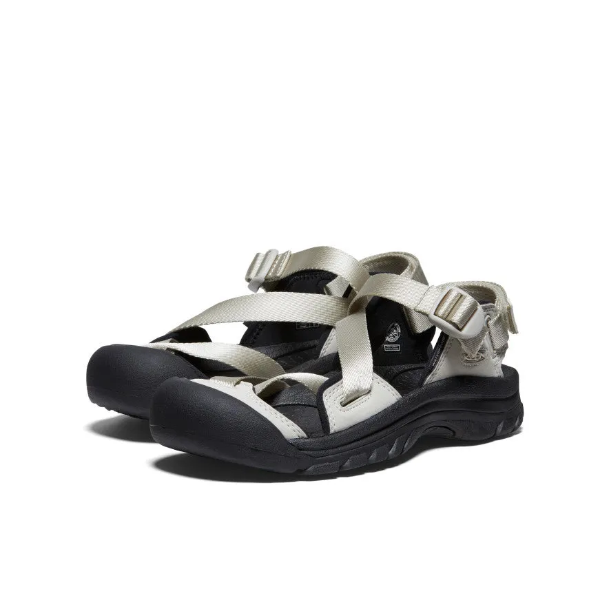 Keen Women's Zerraport II Sandal  |  Silver Birch/Black