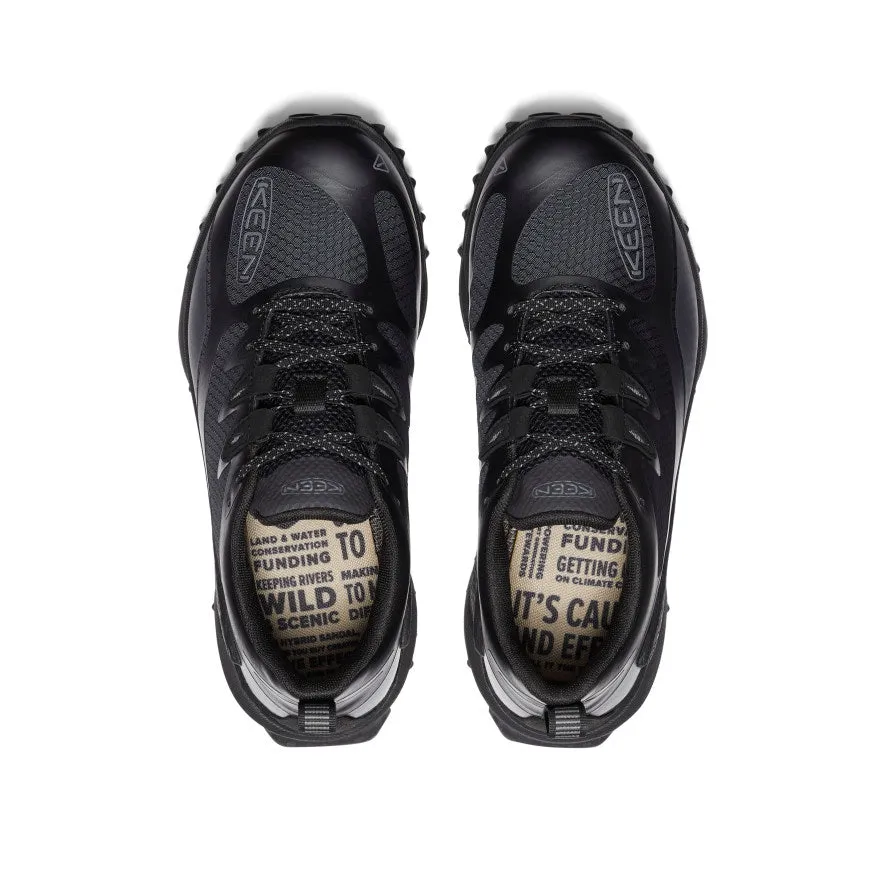 Keen Women's Zionic Waterproof Hiking Shoe  |  Black/Black