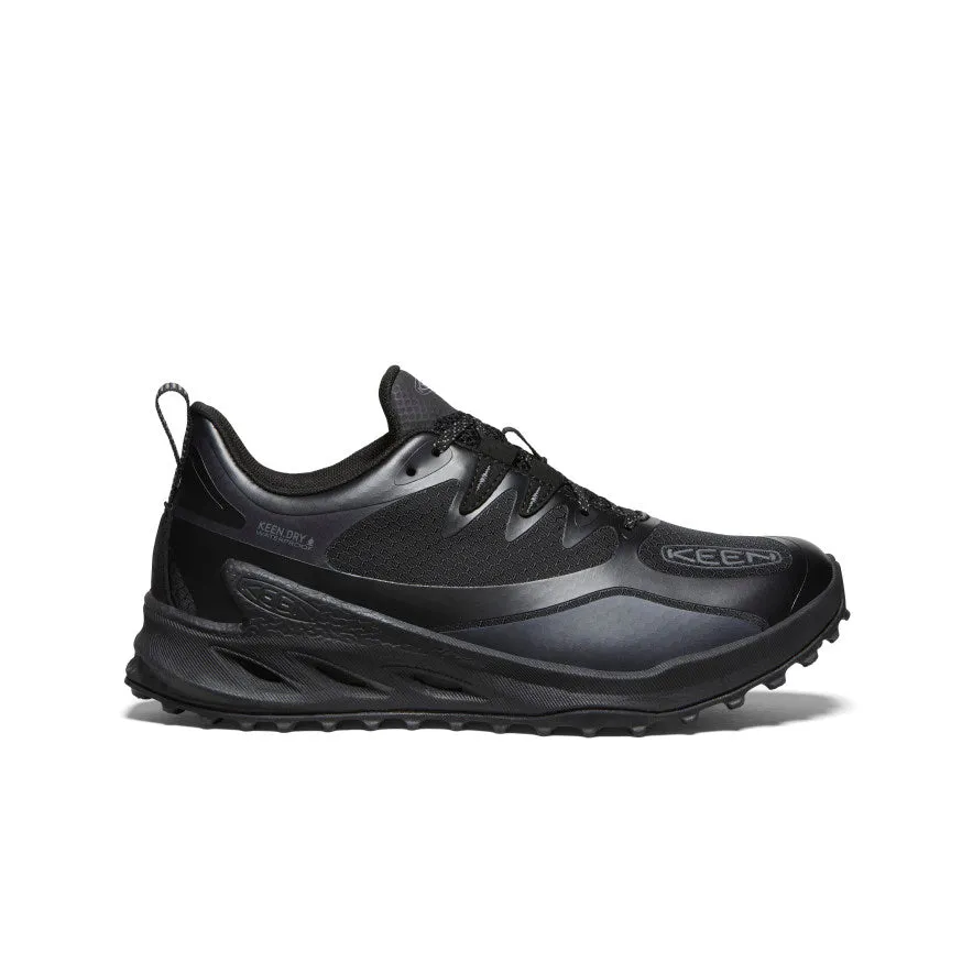 Keen Women's Zionic Waterproof Hiking Shoe  |  Black/Black