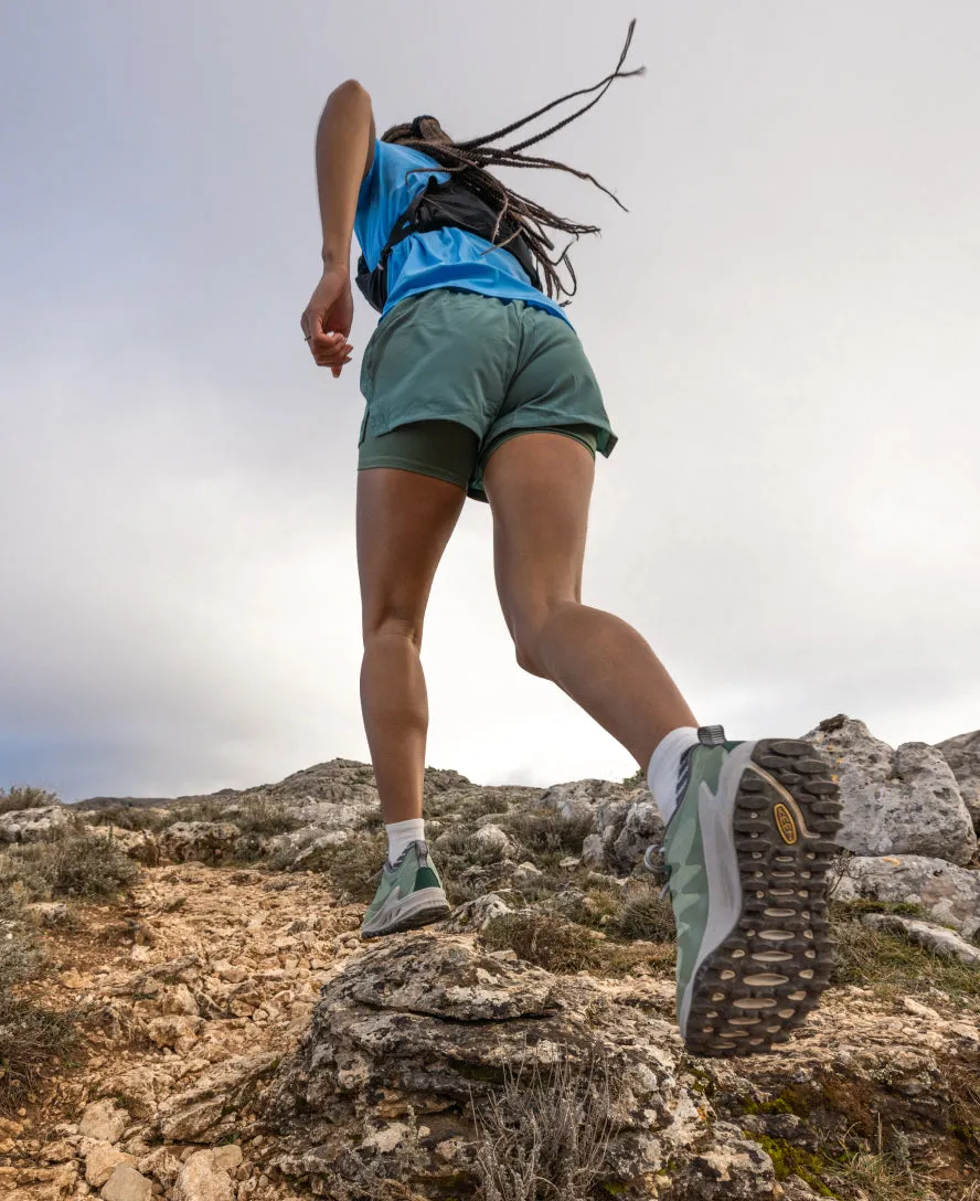 Keen Women's Zionic Waterproof Hiking Shoe  |  Desert Sage/Ember Glow