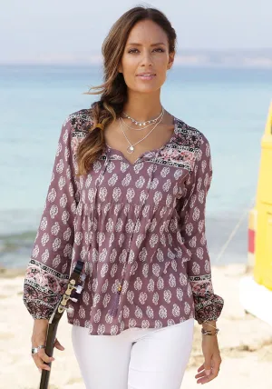 Reformation LASCANA Women's Boho Long Sleeve Top