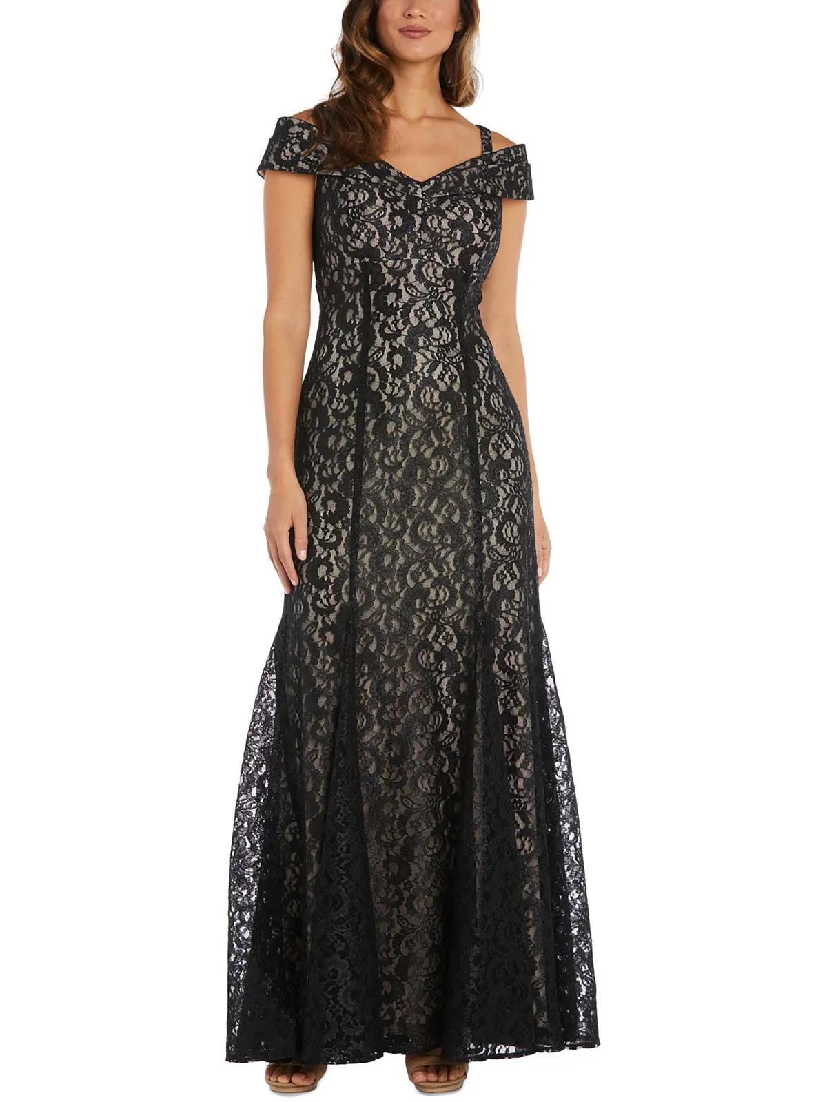Reformation Womens Lace Formal Evening Dress